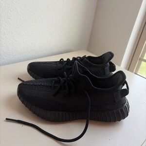 All-Black Knit Sneakers
